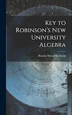 Key to Robinson's New University Algebra 