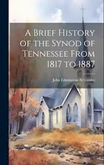 A Brief History of the Synod of Tennessee From 1817 to 1887 