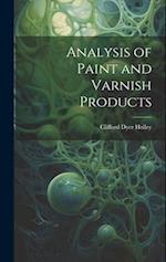 Analysis of Paint and Varnish Products 