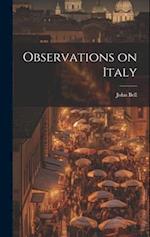 Observations on Italy 