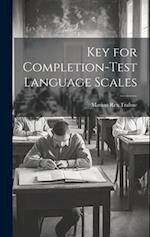 Key for Completion-test Language Scales 