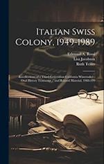 Italian Swiss Colony, 1949-1989: Recollections of a Third-generation California Winemaker : Oral History Transcript / and Related Material, 1988-199 