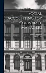 Social Accounting for Corporate Managers 