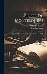 Éloge De Montesquieu