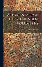 Altorientalische Forschungen, Volumes 1-2