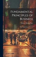 Fundamental Principles of Business: Their Application in Practice 