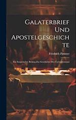 Galaterbrief Und Apostelgeschichte
