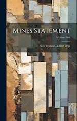 Mines Statement; Volume 1901 