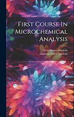 First Course In Microchemical Analysis 