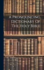 A Pronouncing Dictionary Of The Holy Bible 