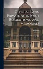 General Laws, Private Acts, Joint Resolutions, and Memorials: 1St-11Th Sess. of the Legislative Assembly; Sept. 9, 1861-Jan. 3, 1876 