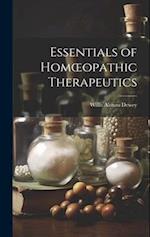 Essentials of Homœopathic Therapeutics 