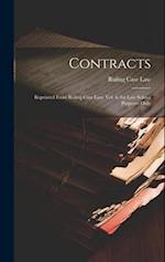 Contracts: Reprinted From Ruling Case Law, Vol. 6, for Law School Purposes Only 