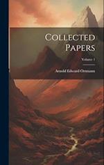 Collected Papers; Volume 1 