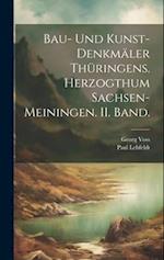 Bau- und Kunst-Denkmäler Thüringens. Herzogthum Sachsen-Meiningen. II. Band.