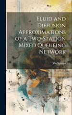 Fluid and Diffusion Approximations of a Two-station Mixed Queueing Network 