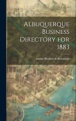 Albuquerque Business Directory for 1883 
