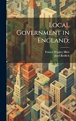 Local Government in England; 