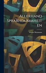 Allerhand Sprarhdummheiten