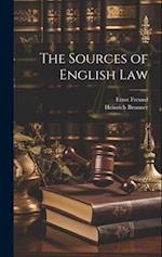 The Sources of English Law 