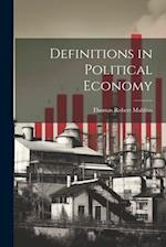 Definitions in Political Economy 