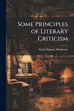 Some Principles of Literary Criticism 