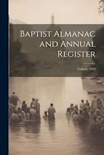 Baptist Almanac and Annual Register; Volume 1850 