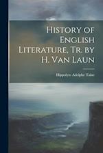History of English Literature, Tr. by H. Van Laun 