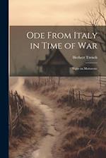 Ode From Italy in Time of War: Night on Mottarone 