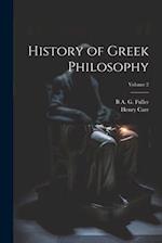 History of Greek Philosophy; Volume 2 