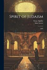 Spirit of Judaism; (5602 