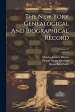 The New York Genealogical And Biographical Record; Volume 37 