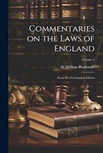 Commentaries on the Laws of England: From the 21st London Edition; Volume 3 