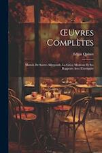 OEuvres Complètes