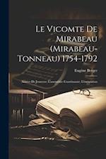 Le Vicomte De Mirabeau (Mirabeau-Tonneau) 1754-1792