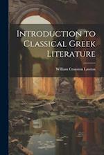 Introduction to Classical Greek Literature 