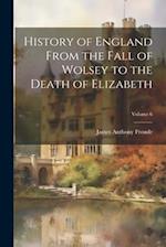 History of England From the Fall of Wolsey to the Death of Elizabeth; Volume 6 