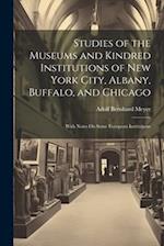 Studies of the Museums and Kindred Institutions of New York City, Albany, Buffalo, and Chicago: With Notes On Some European Institutions 