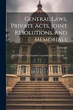 General Laws, Private Acts, Joint Resolutions, and Memorials: 1St-11Th Sess. of the Legislative Assembly; Sept. 9, 1861-Jan. 3, 1876 