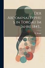 Der Abdominaltyphus in Torgau im Jahre 1843...