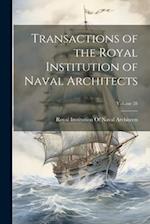 Transactions of the Royal Institution of Naval Architects; Volume 28 