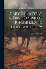 Diary of Battery A, First Regiment Rhode Island Light Artillery 
