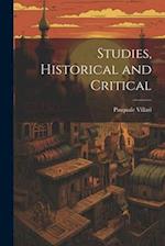 Studies, Historical and Critical 