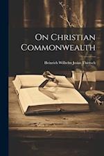 On Christian Commonwealth 
