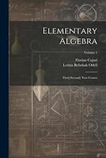 Elementary Algebra: First[-Second] Year Course; Volume 1 