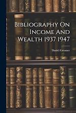 Bibliography On Income And Wealth 1937 1947 