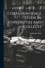 Correspondence Study In Universities And Colleges 