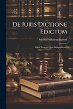 De Iuris Dictione Edictum