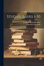 Studies, Issues 1-30 
