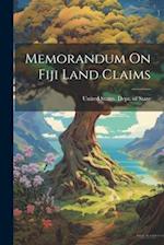 Memorandum On Fiji Land Claims 